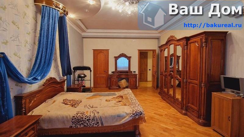 4 комнатная квартира с видом на парк в районе метро Гянджлик