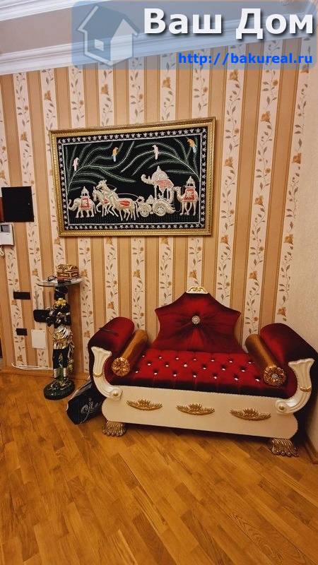 4 комнатная квартира с видом на парк в районе метро Гянджлик